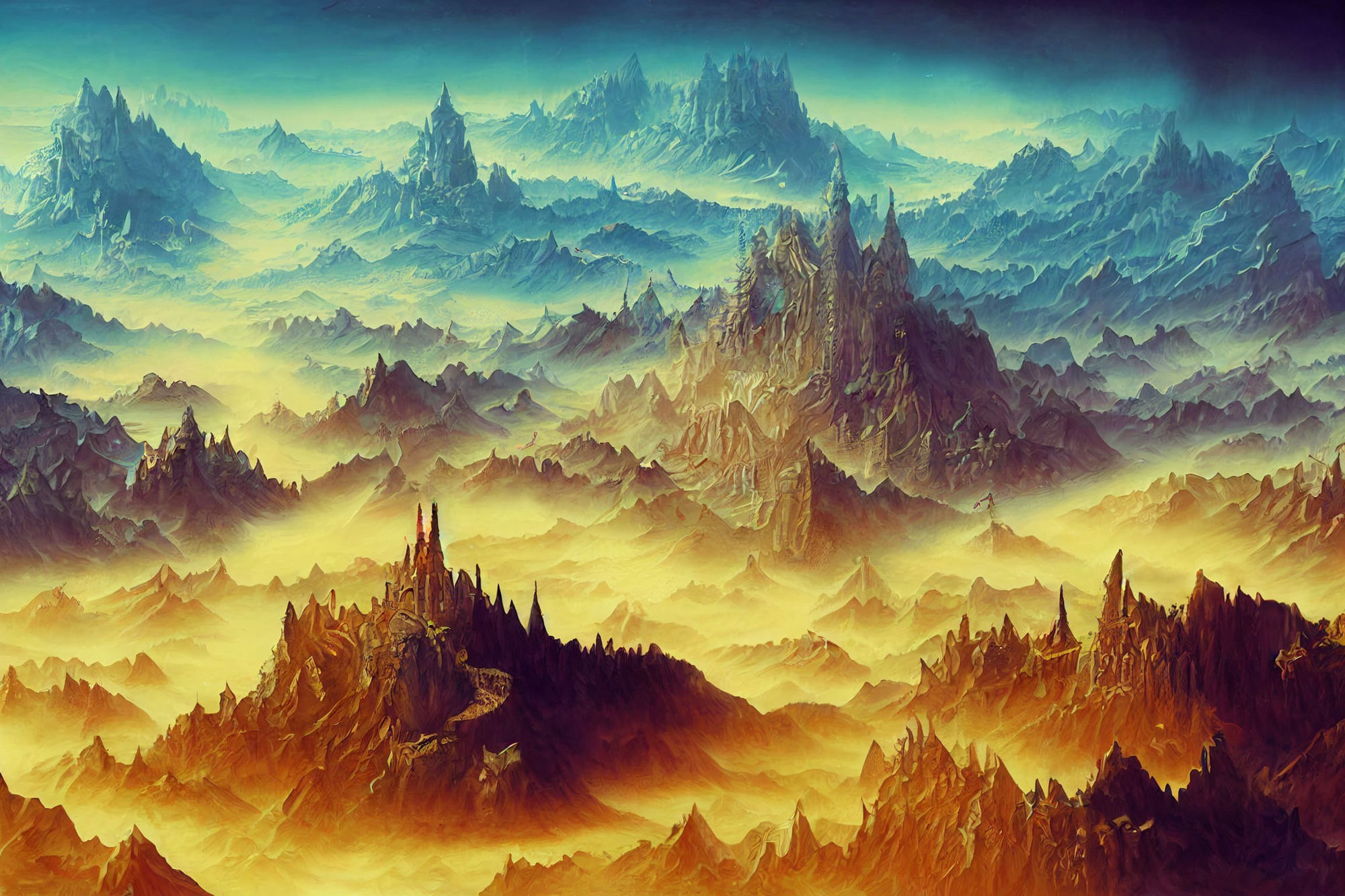 【ファンタジー系の地図やマップ】著作権フリーの高解像度画像（100枚） サンプル9ページ目