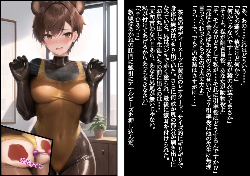 動物にされた女教師 サンプル6ページ目