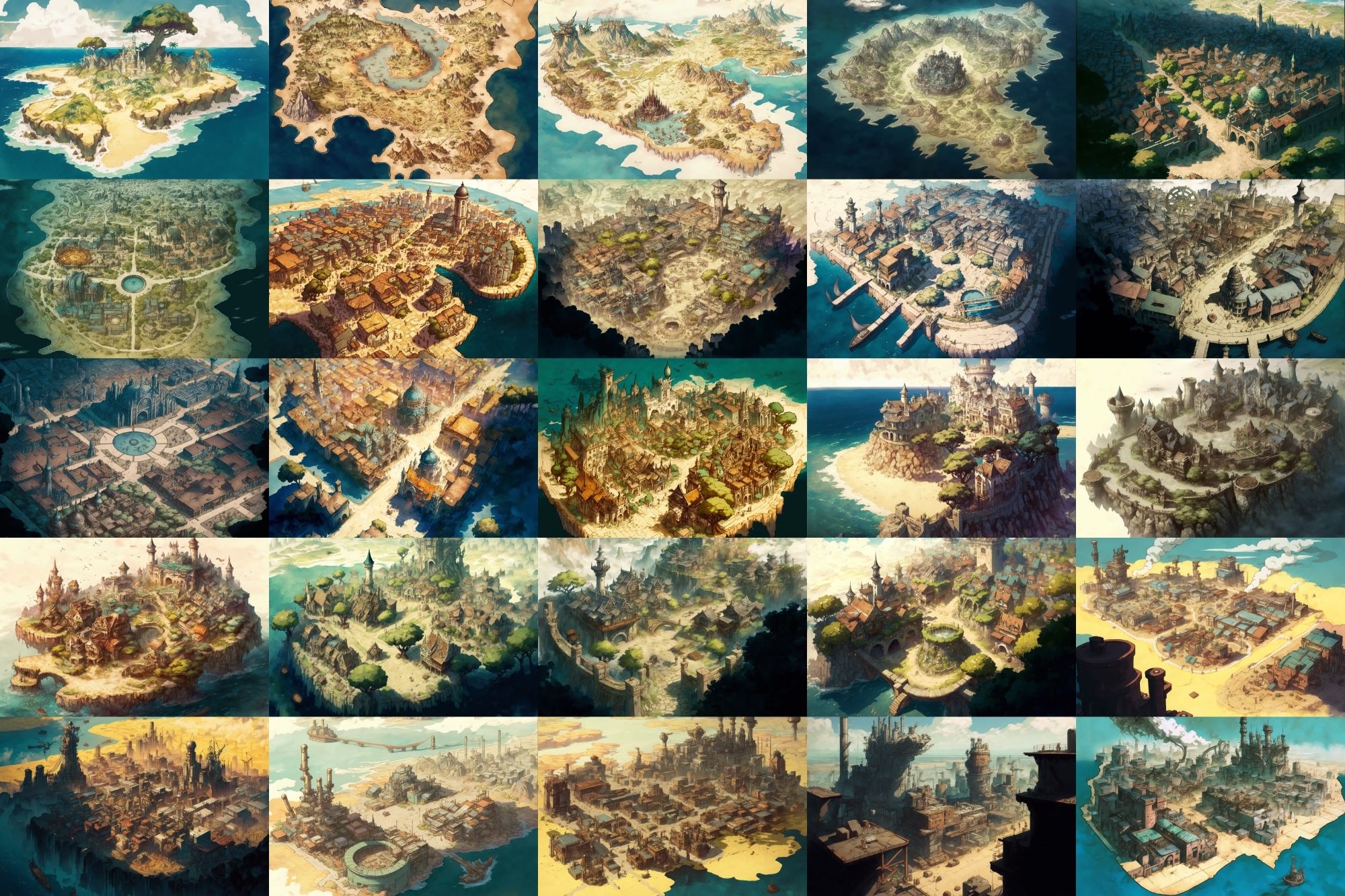 【上空から見た都市等のマップ】著作権フリーの高解像度画像（100枚） サンプル1ページ目