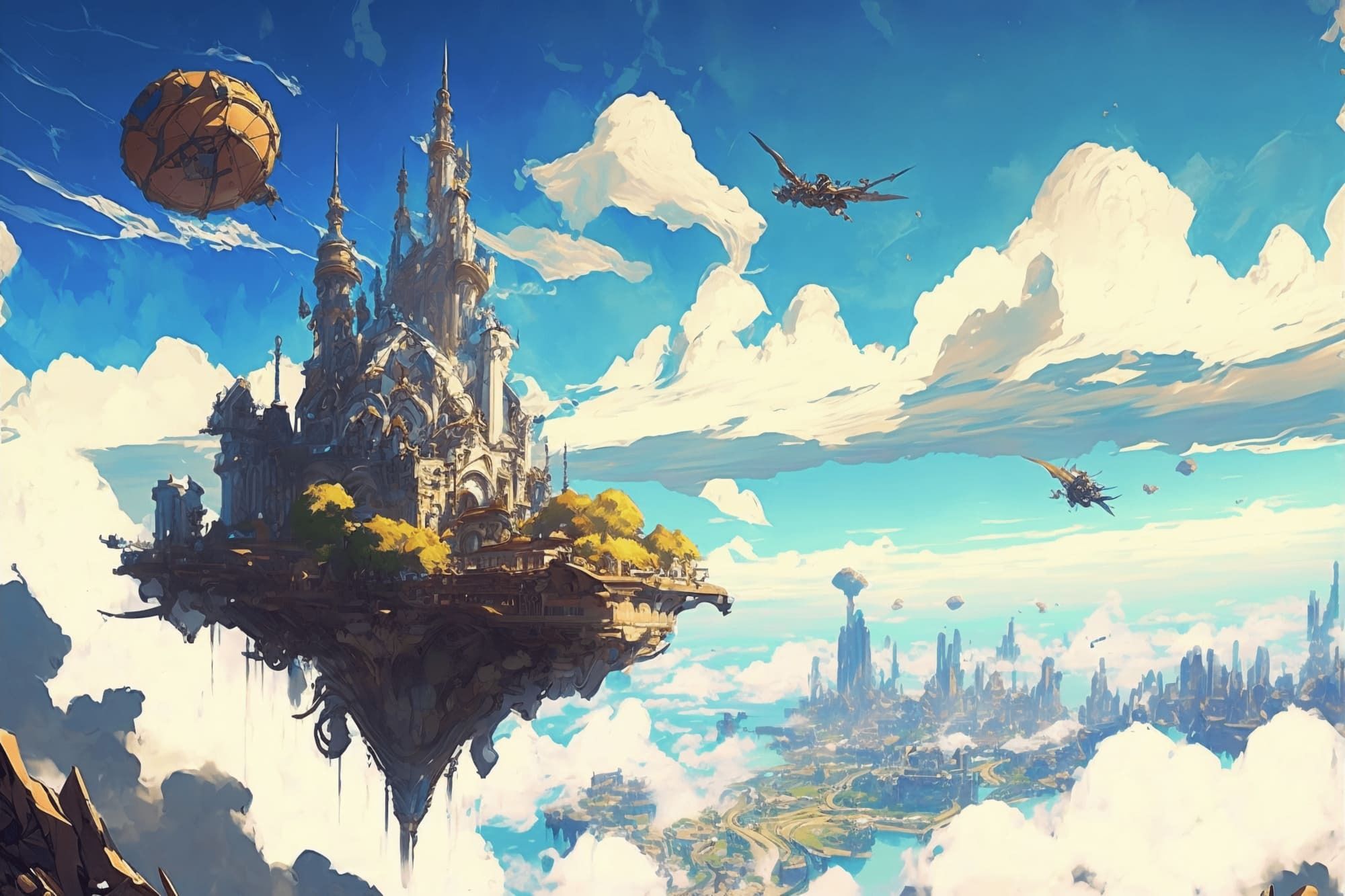 【美麗で幻想的な街や施設の背景】著作権フリーの高解像度画像（100枚） サンプル5ページ目