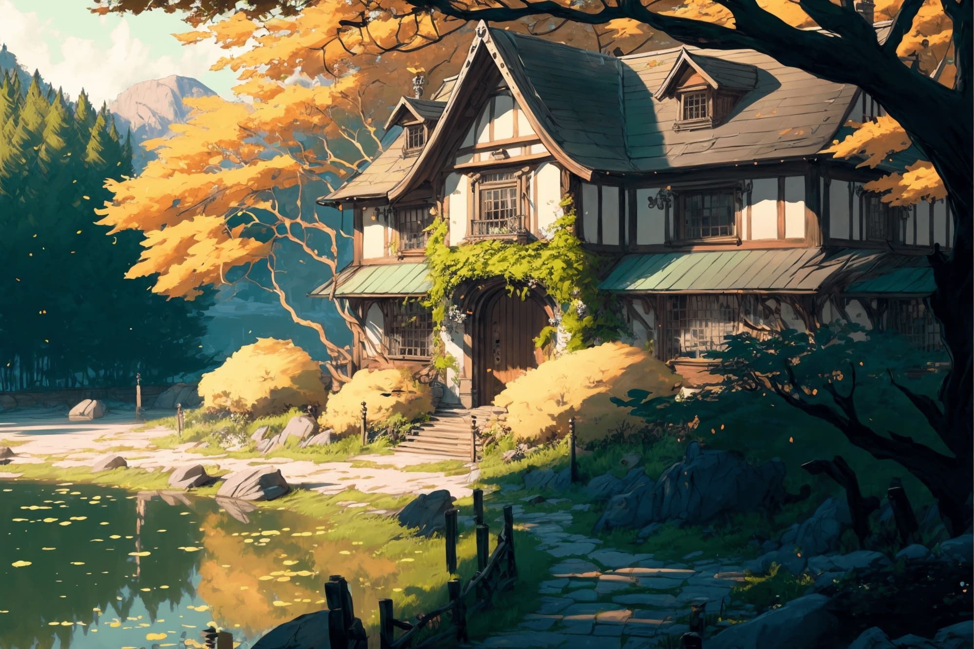 【美麗で幻想的な家や室内の背景】著作権フリーの高解像度画像（100枚） サンプル7ページ目