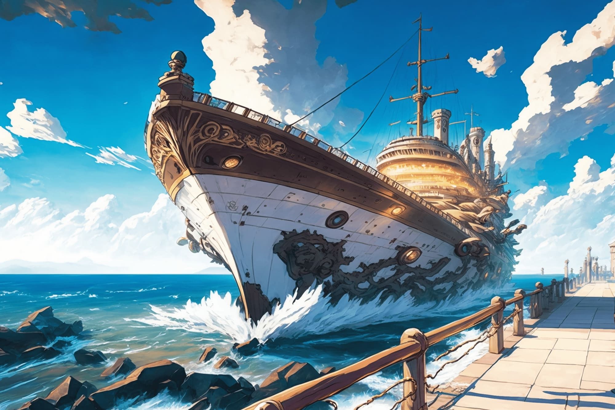 【美麗で幻想的な乗り物系の背景】著作権フリーの高解像度画像（100枚） サンプル6ページ目