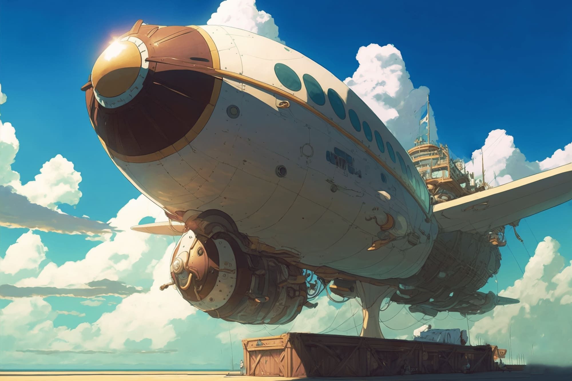 【美麗で幻想的な乗り物系の背景】著作権フリーの高解像度画像（100枚） サンプル7ページ目