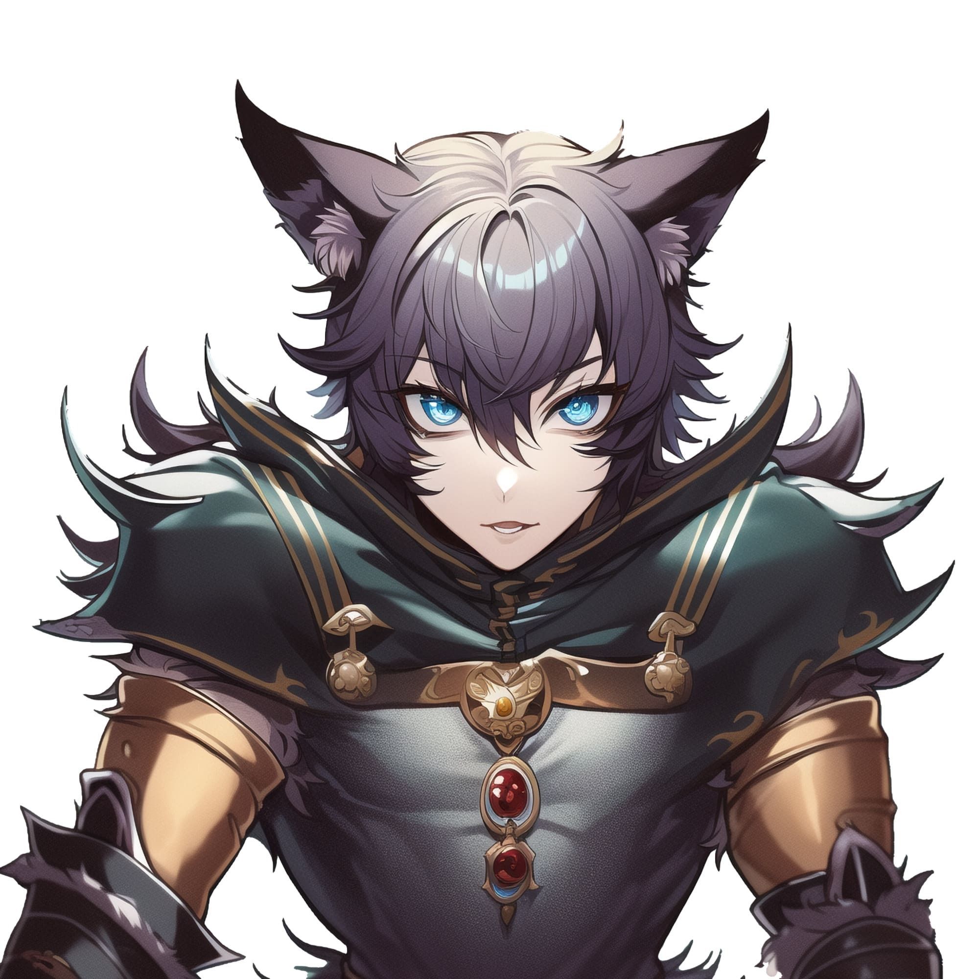 【亜人キャラクター立ち絵2】著作権フリーの高解像度画像素材（100枚） サンプル5ページ目