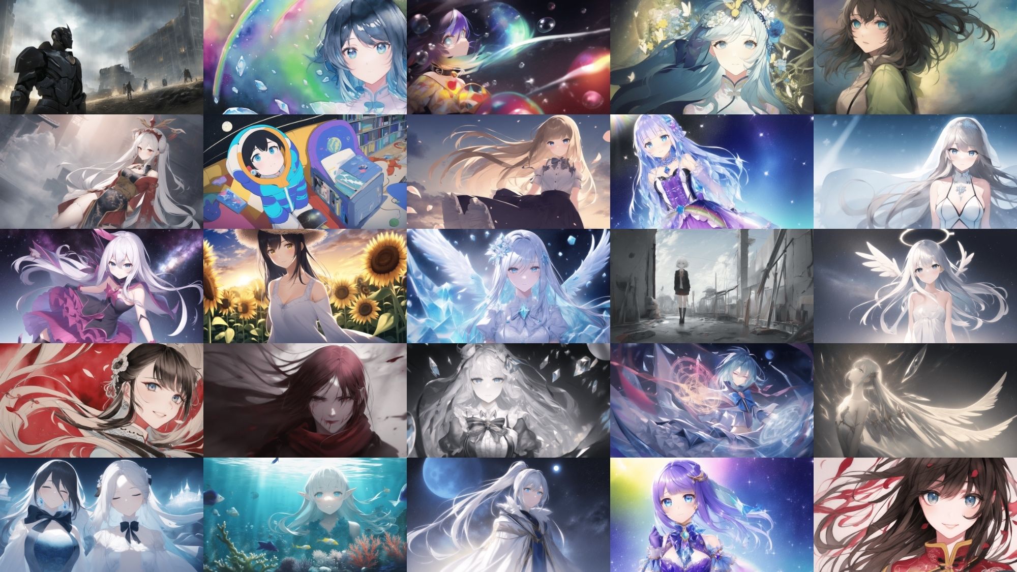 【コンセプトアート素材2】著作権フリーの高解像度画像（100枚） サンプル1ページ目