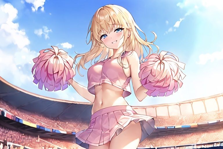 敵チームのえちえちチアガールに誘惑されて情けなく敗北射精しちゃいたい サンプル3ページ目