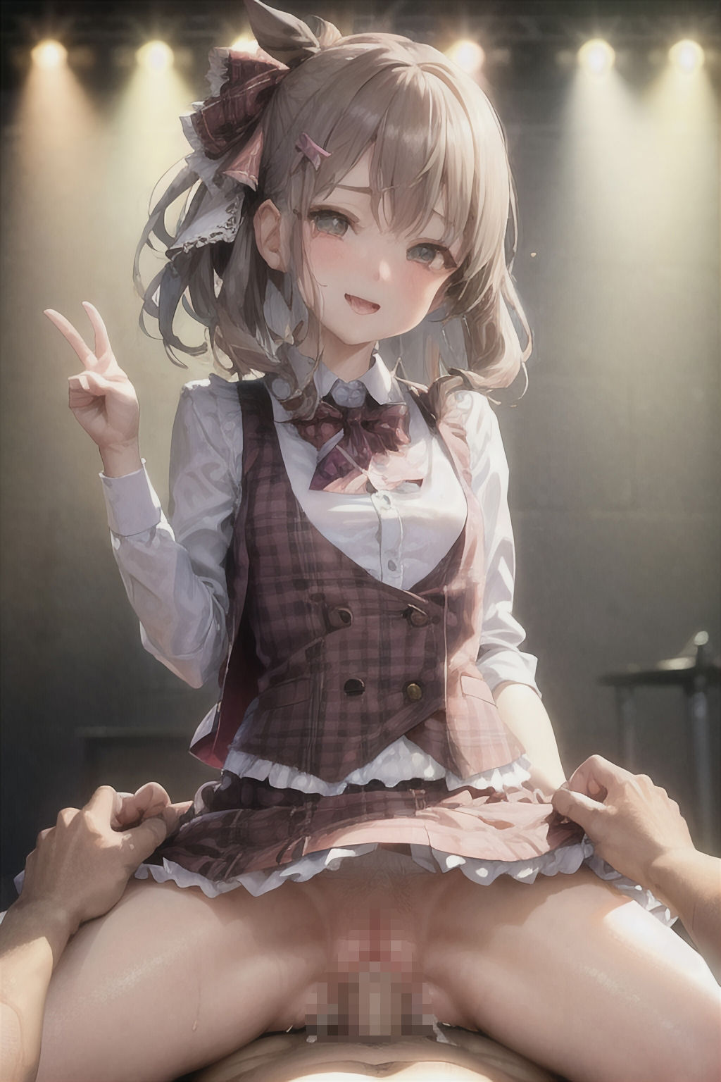 アイドルのセックスライブに参戦！ サンプル1ページ目