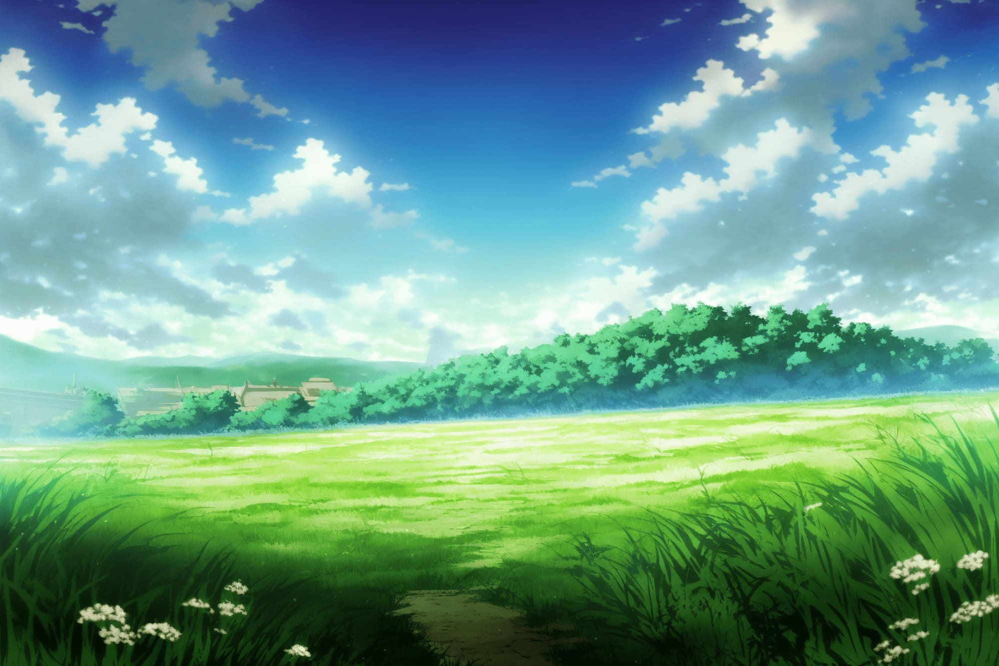 【アニメ映画風の自然系背景】著作権フリーの高解像度画像（100枚） サンプル5ページ目