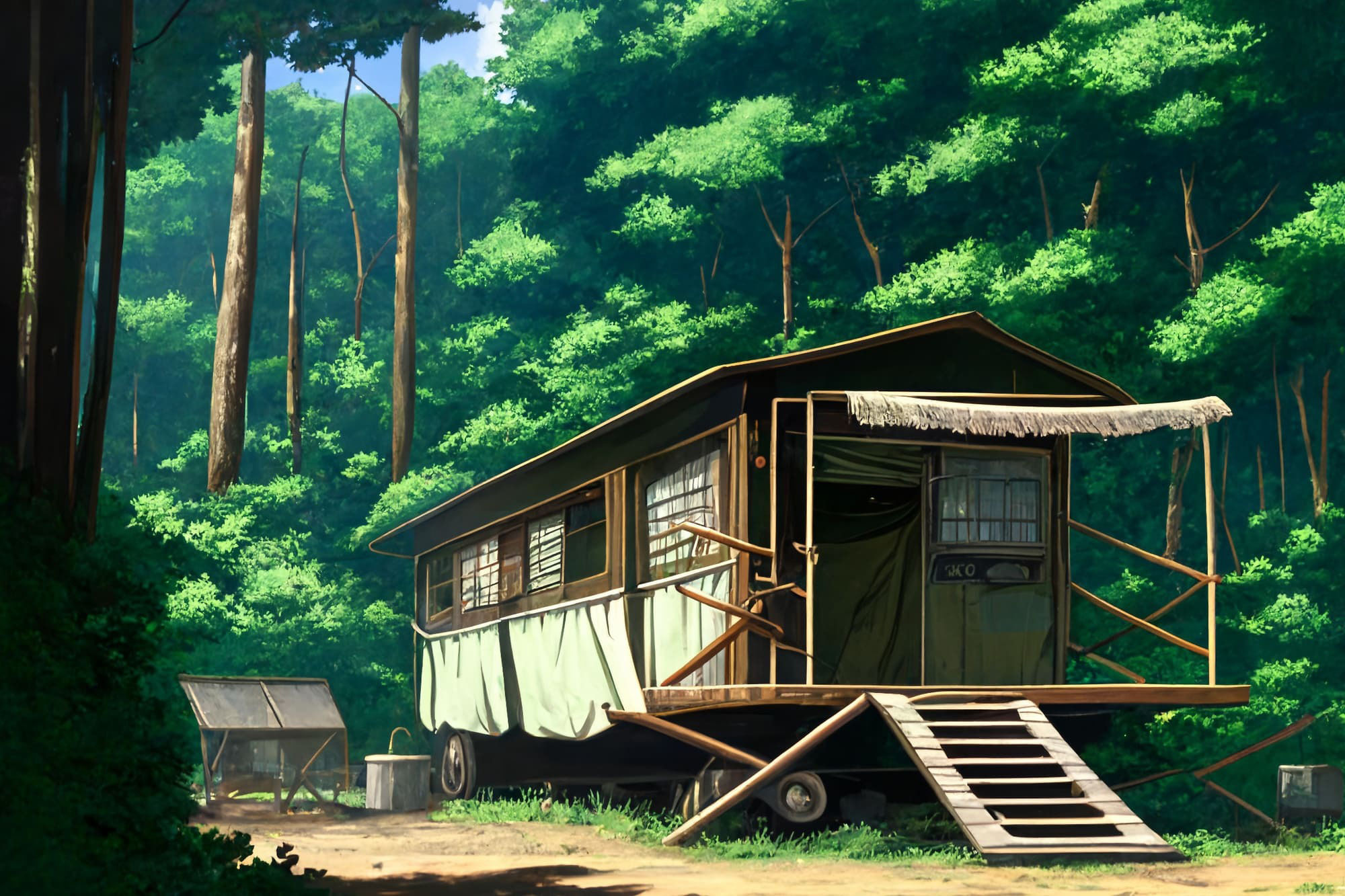 【アニメ映画風の家や室内の背景】著作権フリーの高解像度画像（100枚） サンプル5ページ目