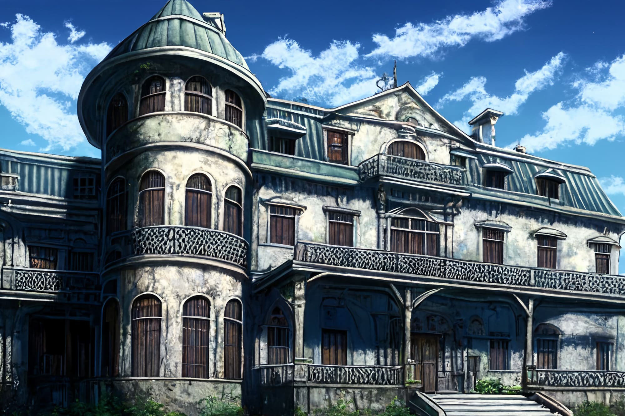 【アニメ映画風の家や室内の背景】著作権フリーの高解像度画像（100枚） サンプル7ページ目