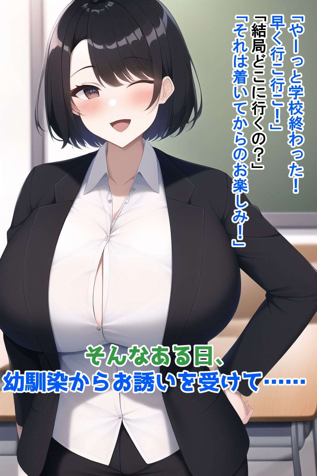 陽キャな幼馴染は絶対にネトラレない！ サンプル3ページ目