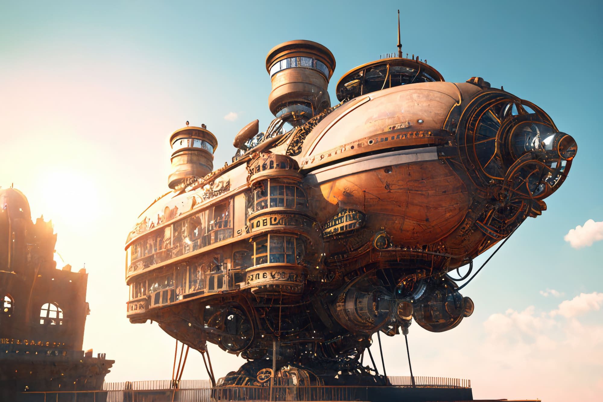 【超リアルなスチームパンク背景】著作権フリーの高解像度画像（100枚） サンプル8ページ目