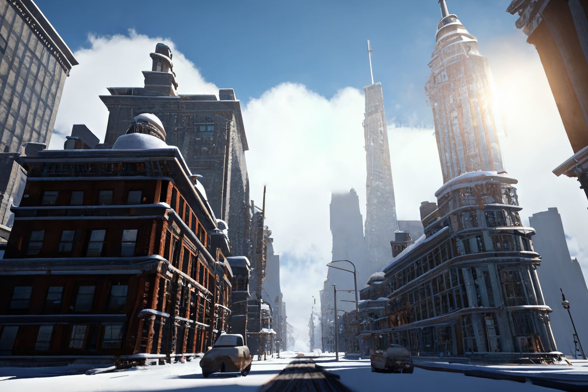 【超リアルな雪国系の背景】著作権フリーの高解像度画像（100枚） サンプル9ページ目