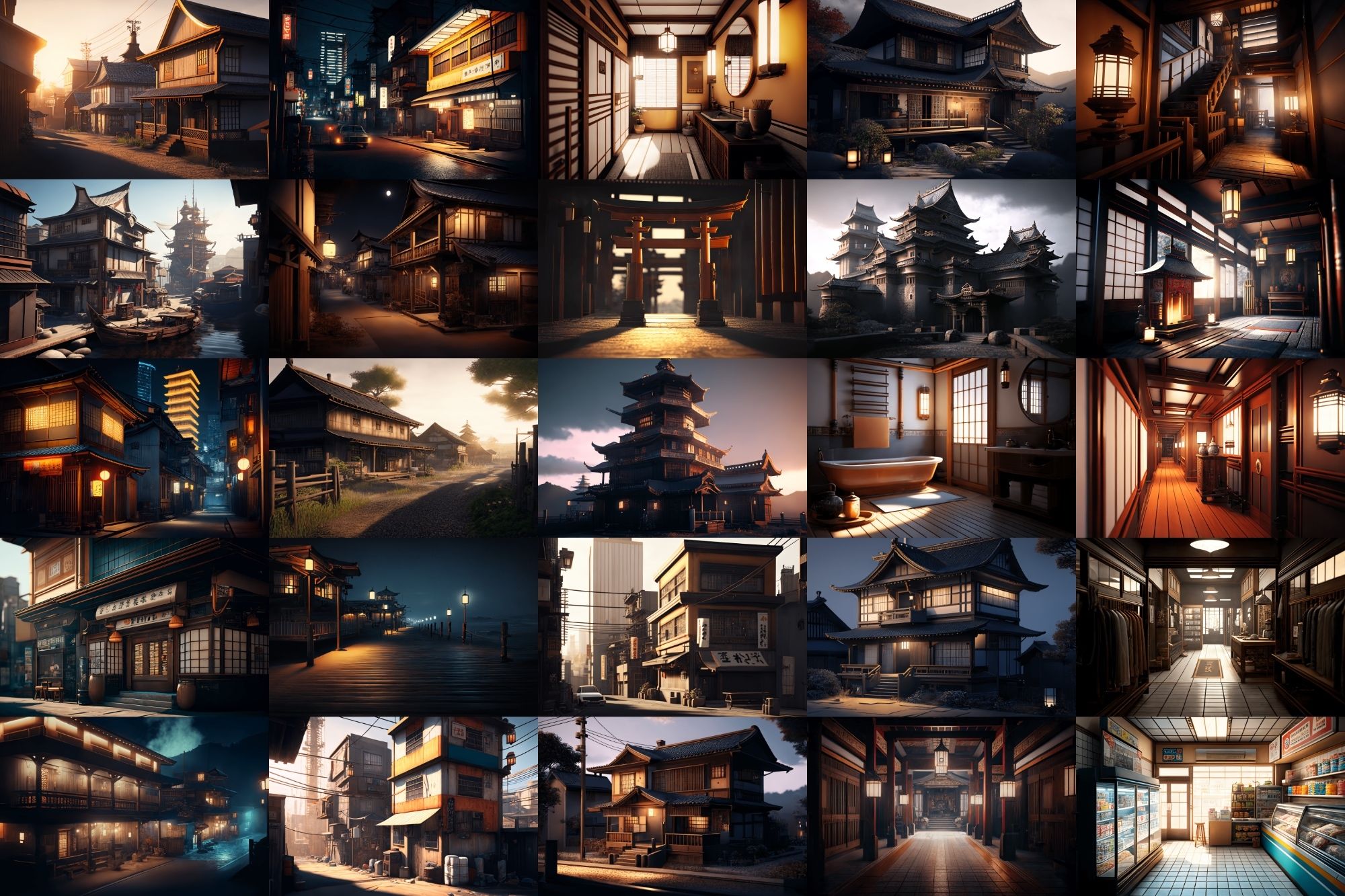 【超リアルな和風系の背景】著作権フリーの高解像度画像（100枚） サンプル3ページ目