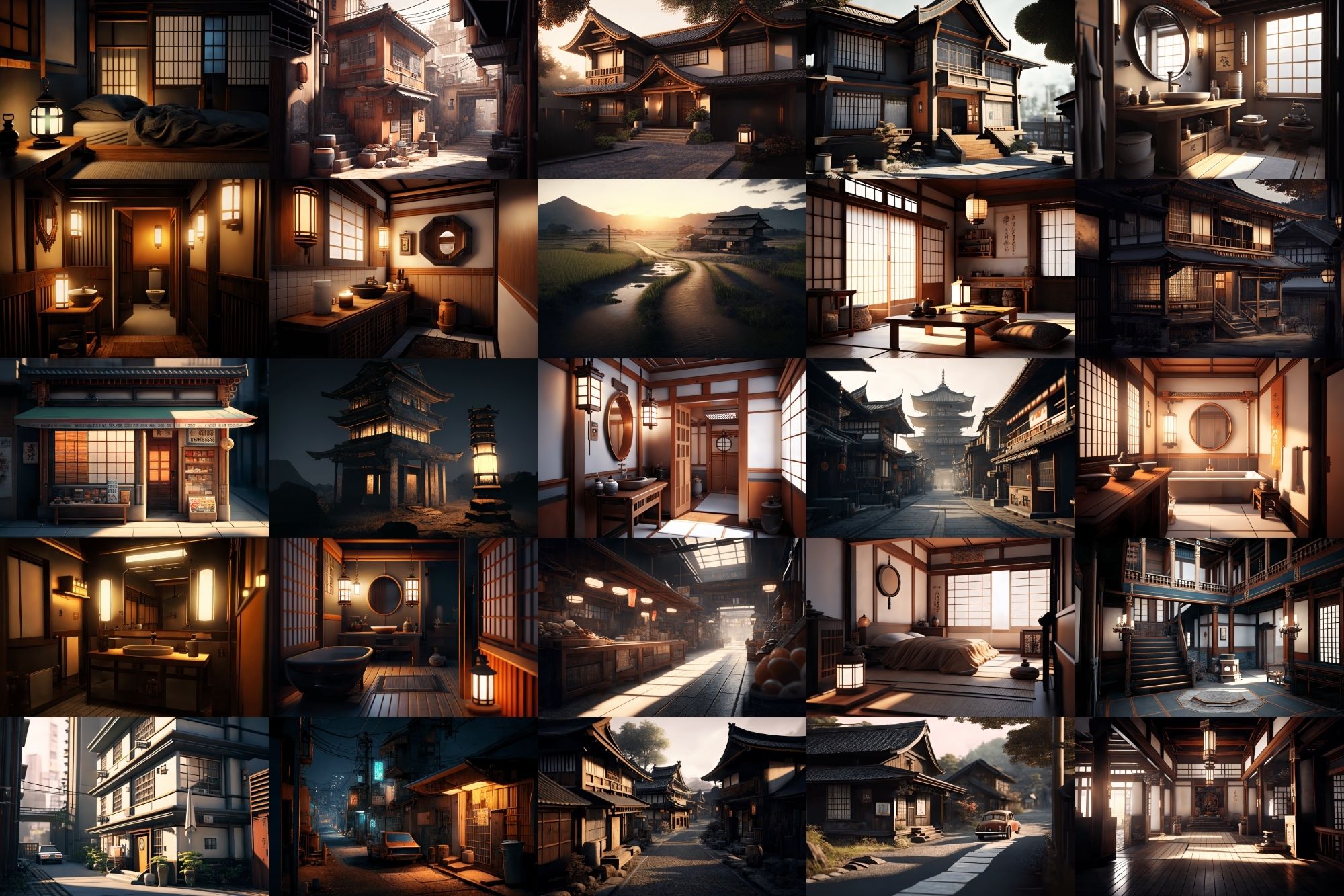 【超リアルな和風系の背景】著作権フリーの高解像度画像（100枚） サンプル4ページ目