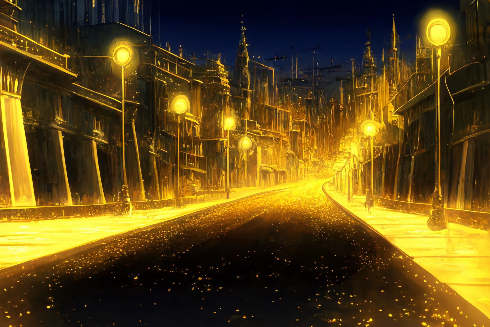 【アニメ映画風の黄金郷系背景】著作権フリーの高解像度画像（100枚） サンプル6ページ目