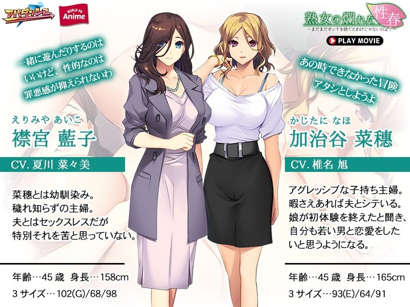 熟女の爛れた性春〜まだまだオンナを捨てたわけじゃないのよ？〜 PLAY MOVIE サンプル1ページ目