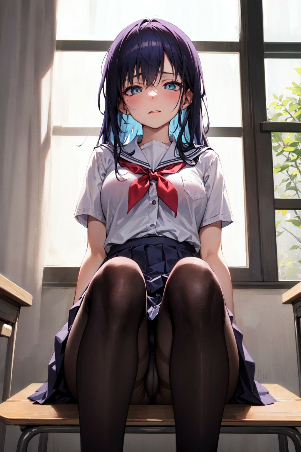 JKにパンツを見せてもらうように土下座して頼んでみた サンプル1ページ目