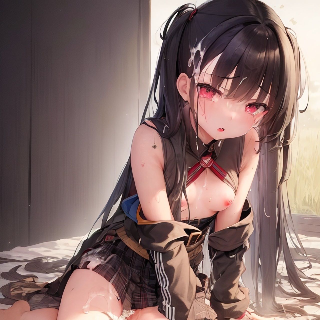 戦場で捕まった少女たち サンプル4ページ目