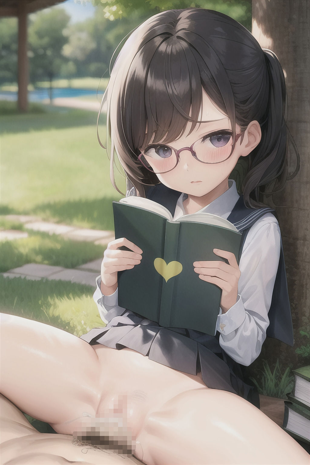 図書館ではお静かに！ サンプル2ページ目