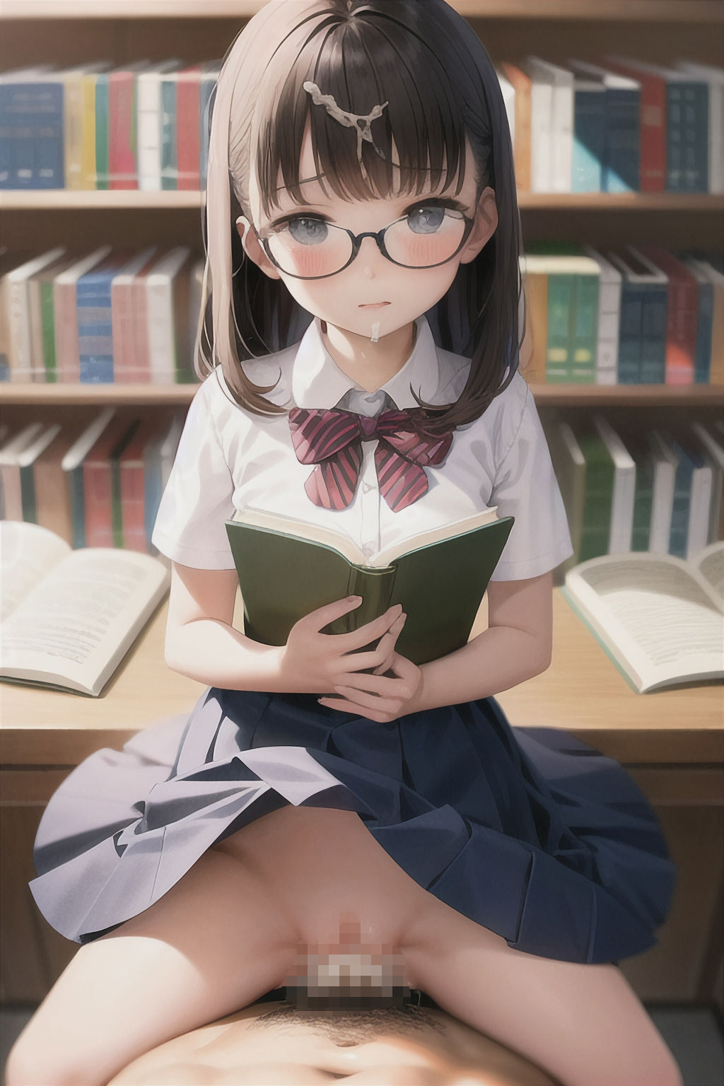 図書館ではお静かに！ サンプル3ページ目