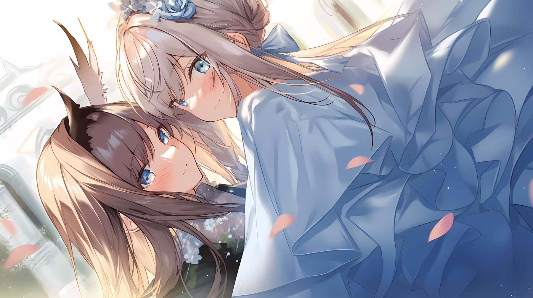 ドレス美少女セット5（百合1） サンプル1ページ目