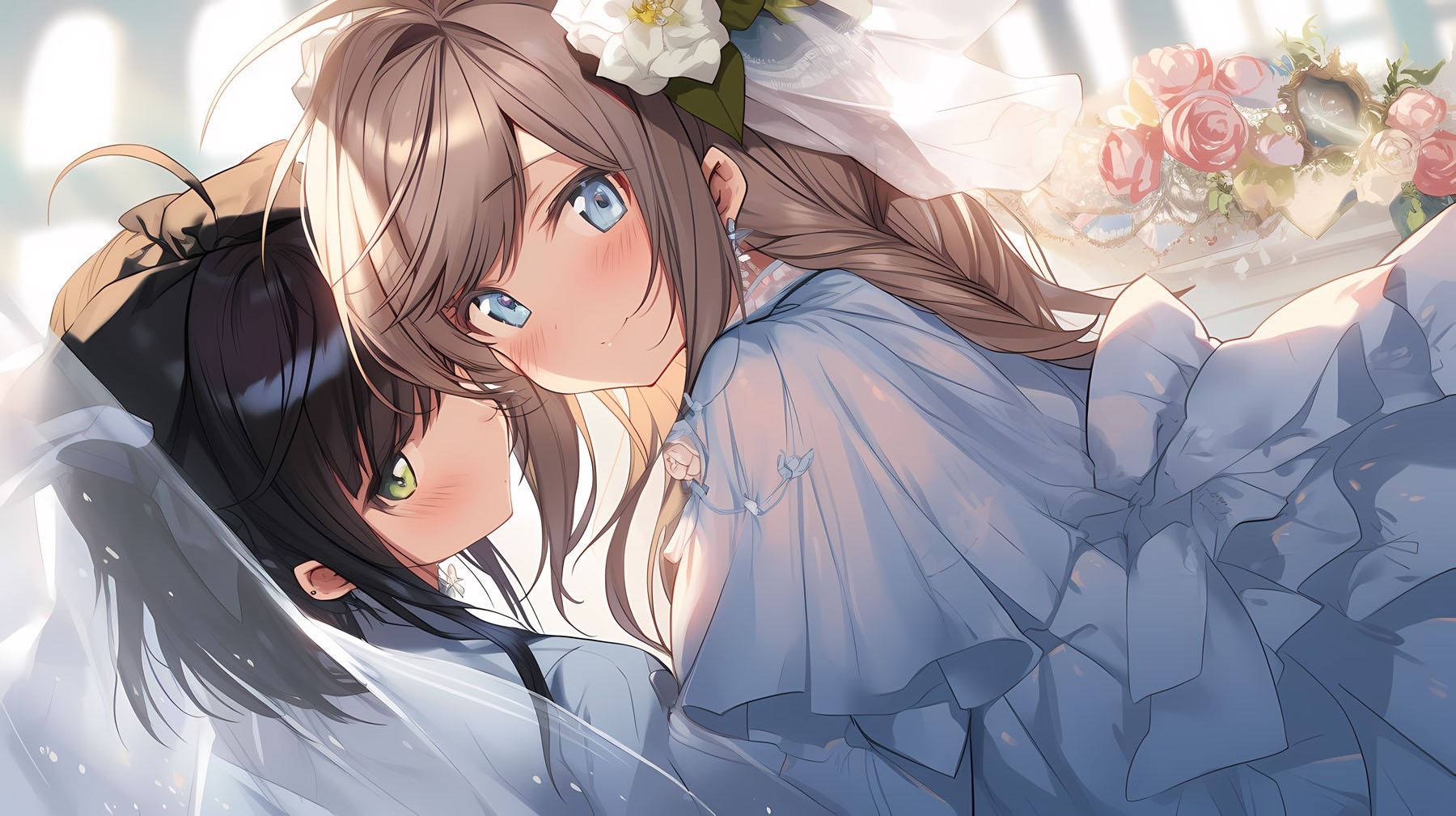 ドレス美少女セット5（百合1） サンプル5ページ目