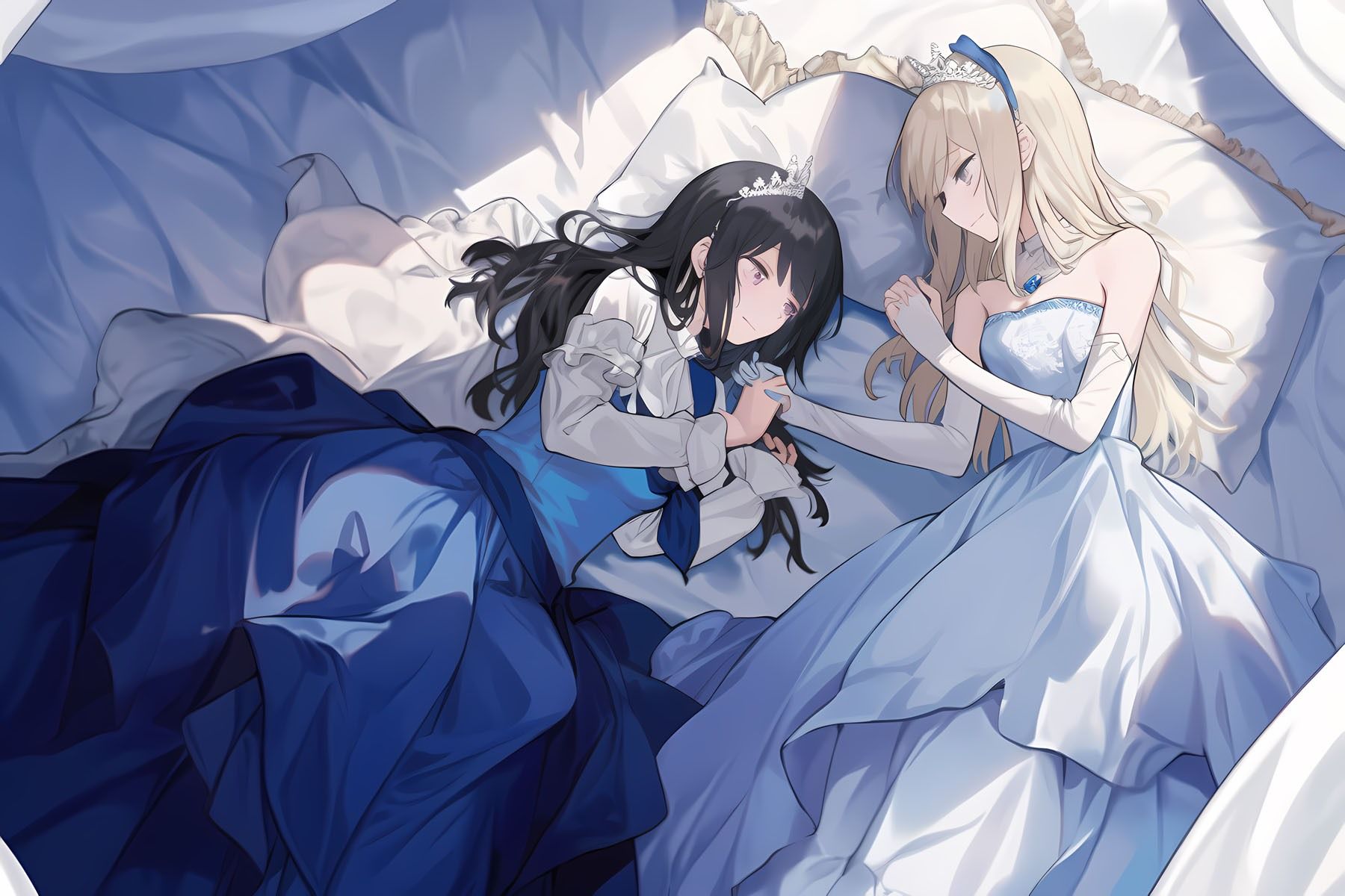 ドレス美少女セット5（百合1） サンプル6ページ目