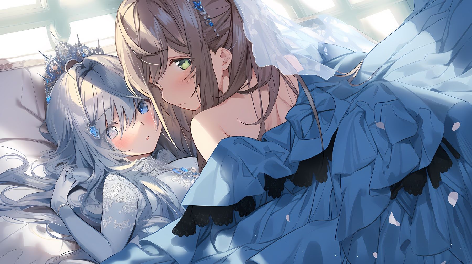 ドレス美少女セット5（百合1） サンプル8ページ目