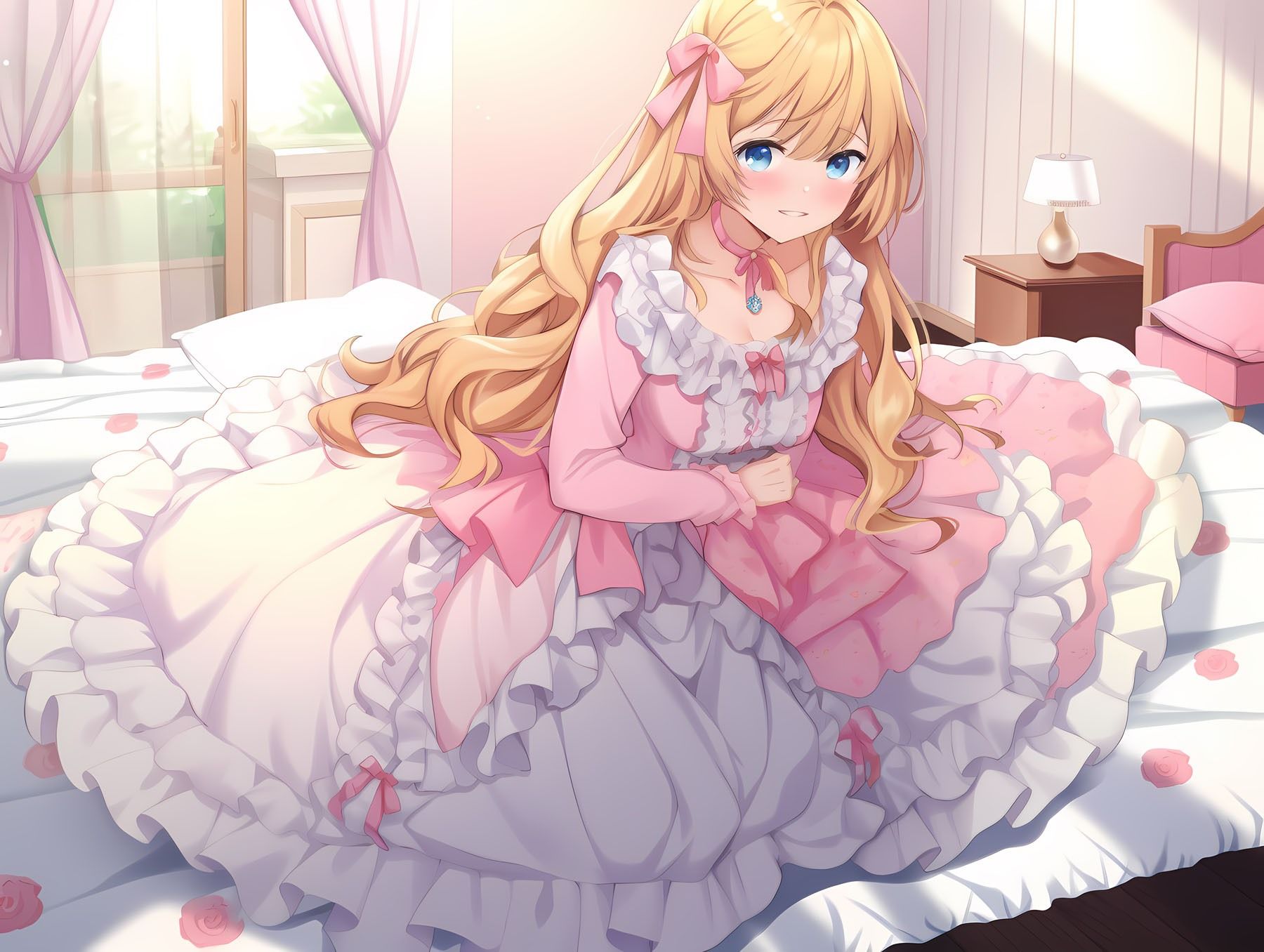 ドレス美少女セット6（ピンクドレス） サンプル2ページ目