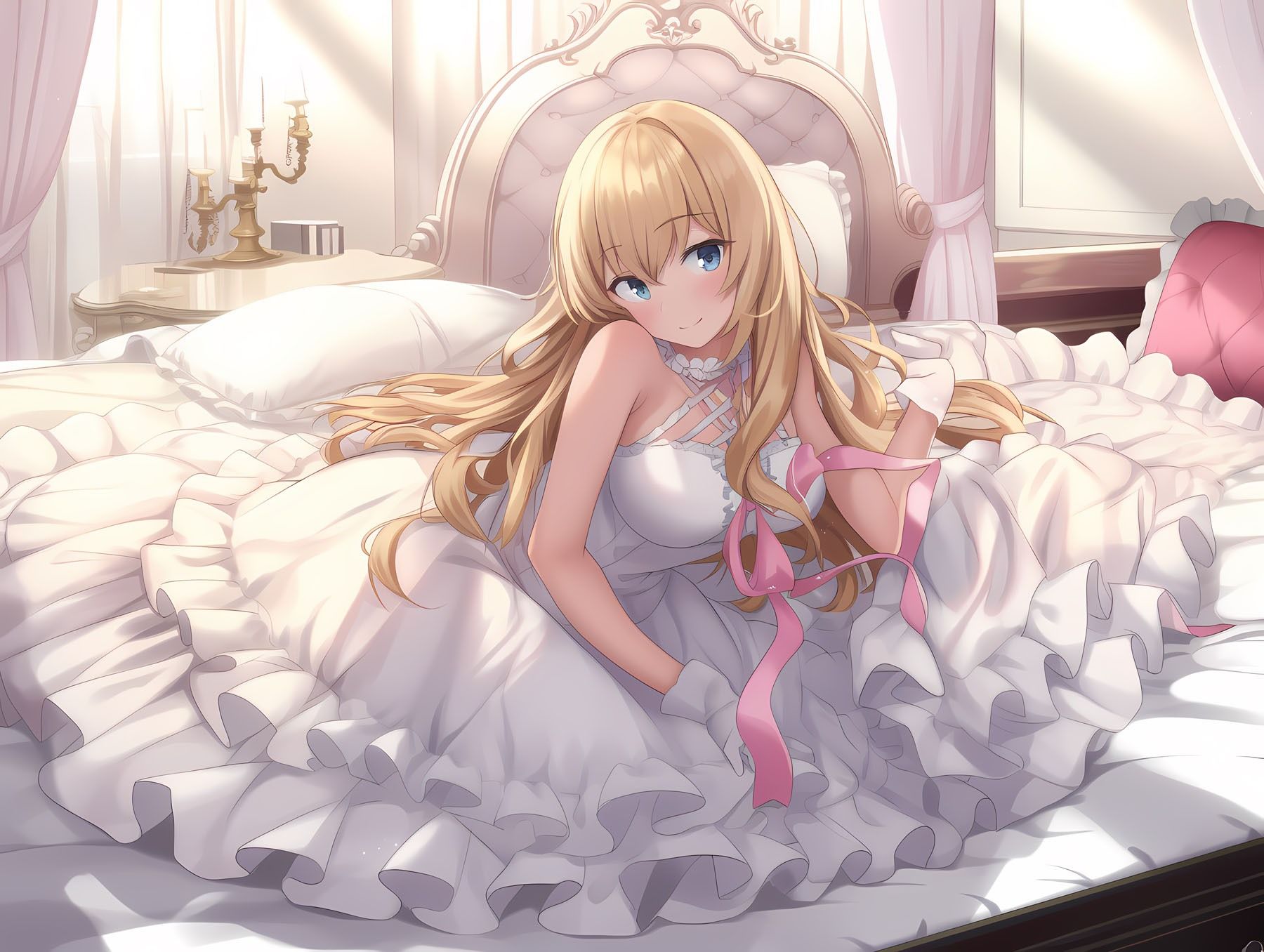ドレス美少女セット6（ピンクドレス） サンプル6ページ目