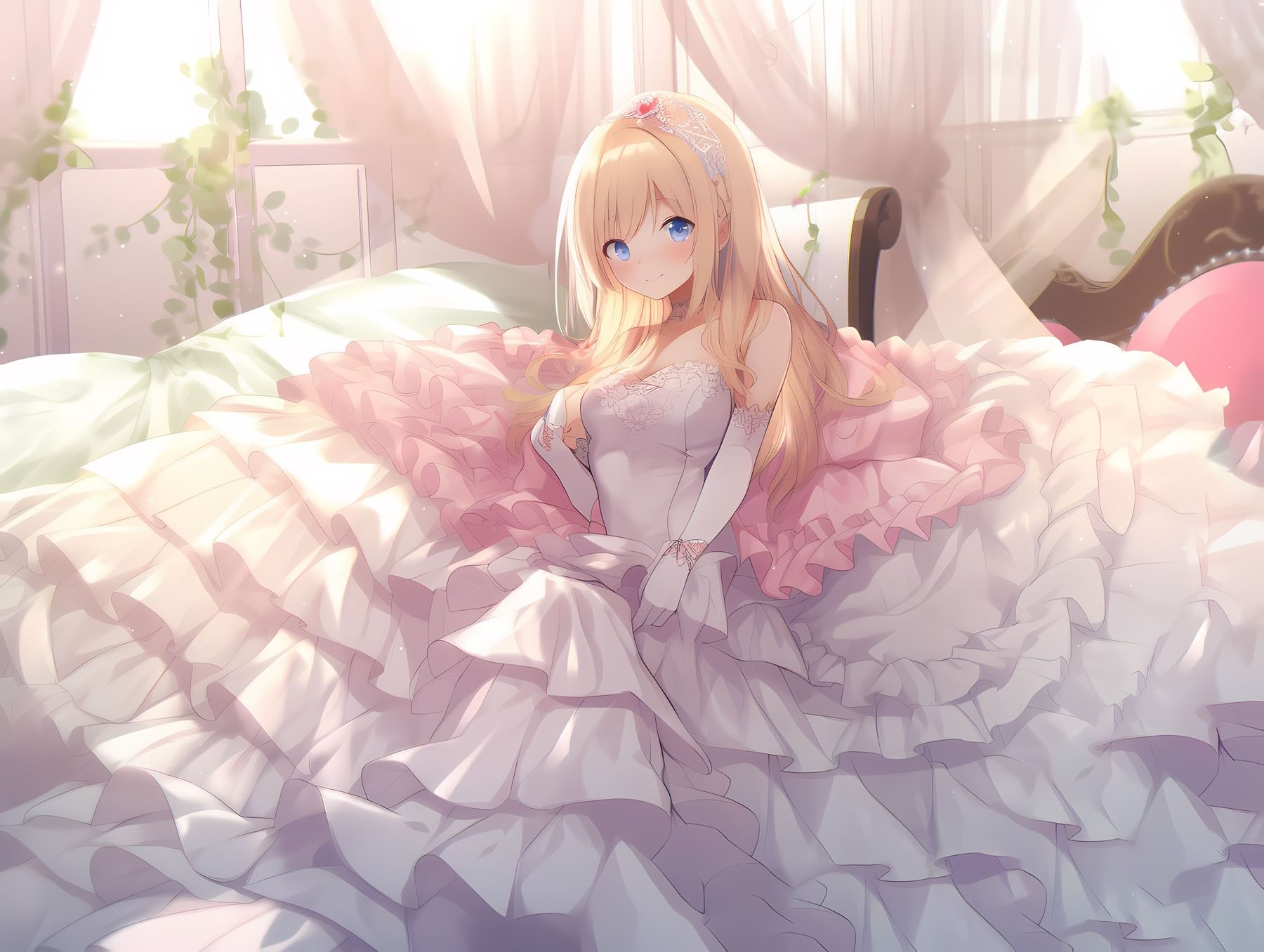 ドレス美少女セット6（ピンクドレス） サンプル7ページ目