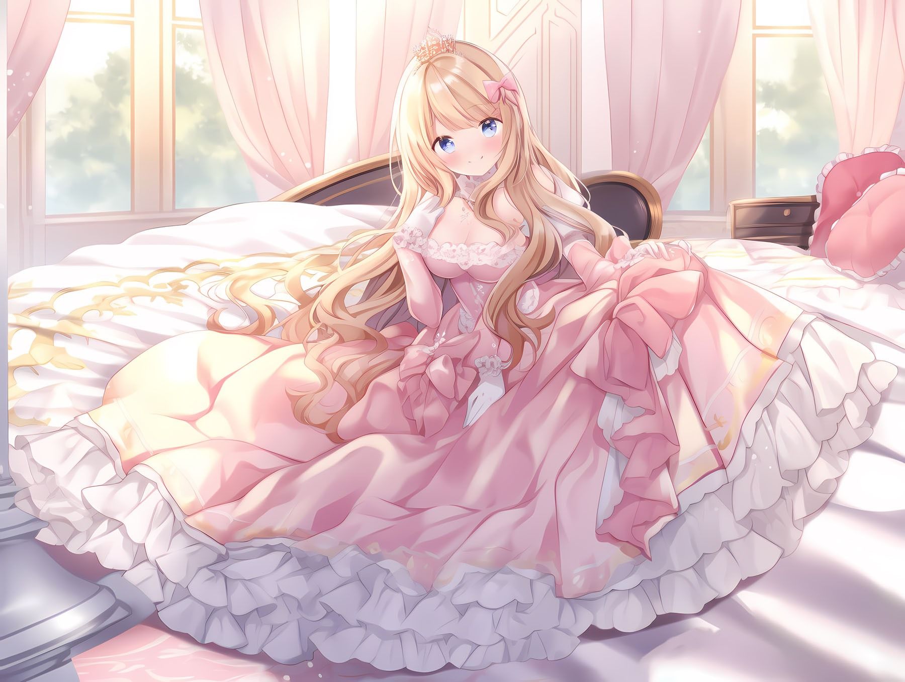 ドレス美少女セット6（ピンクドレス） サンプル10ページ目