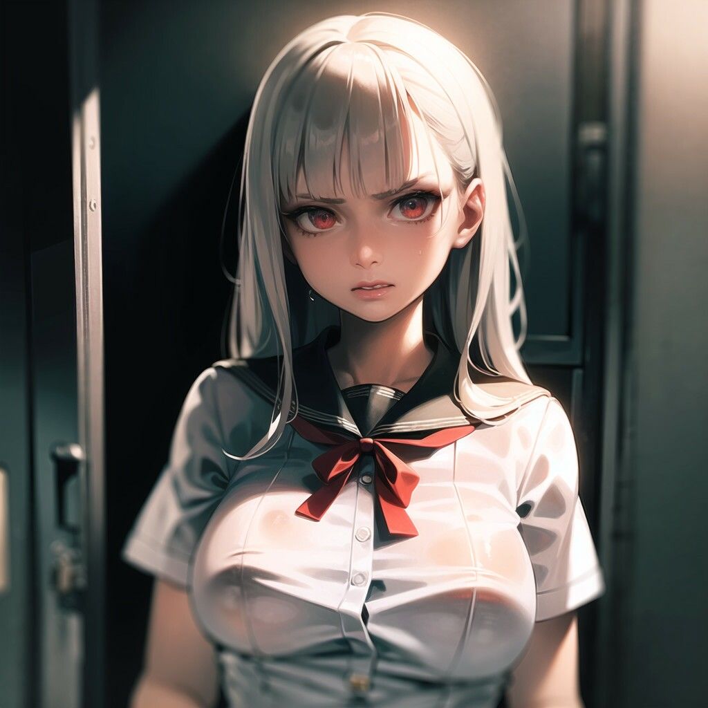 嫌悪少女 -びしょ濡れ着衣編- サンプル1ページ目