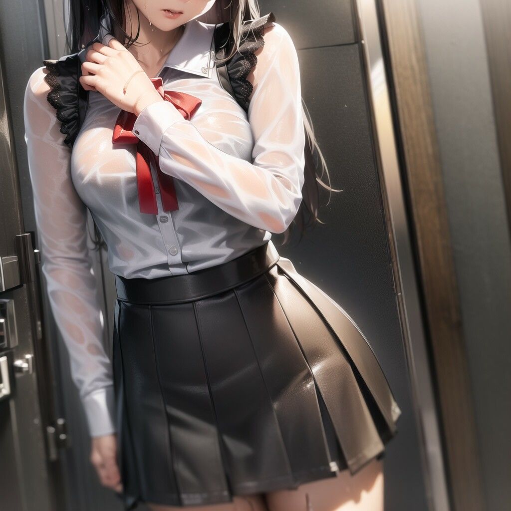 嫌悪少女 -びしょ濡れ着衣編- サンプル6ページ目