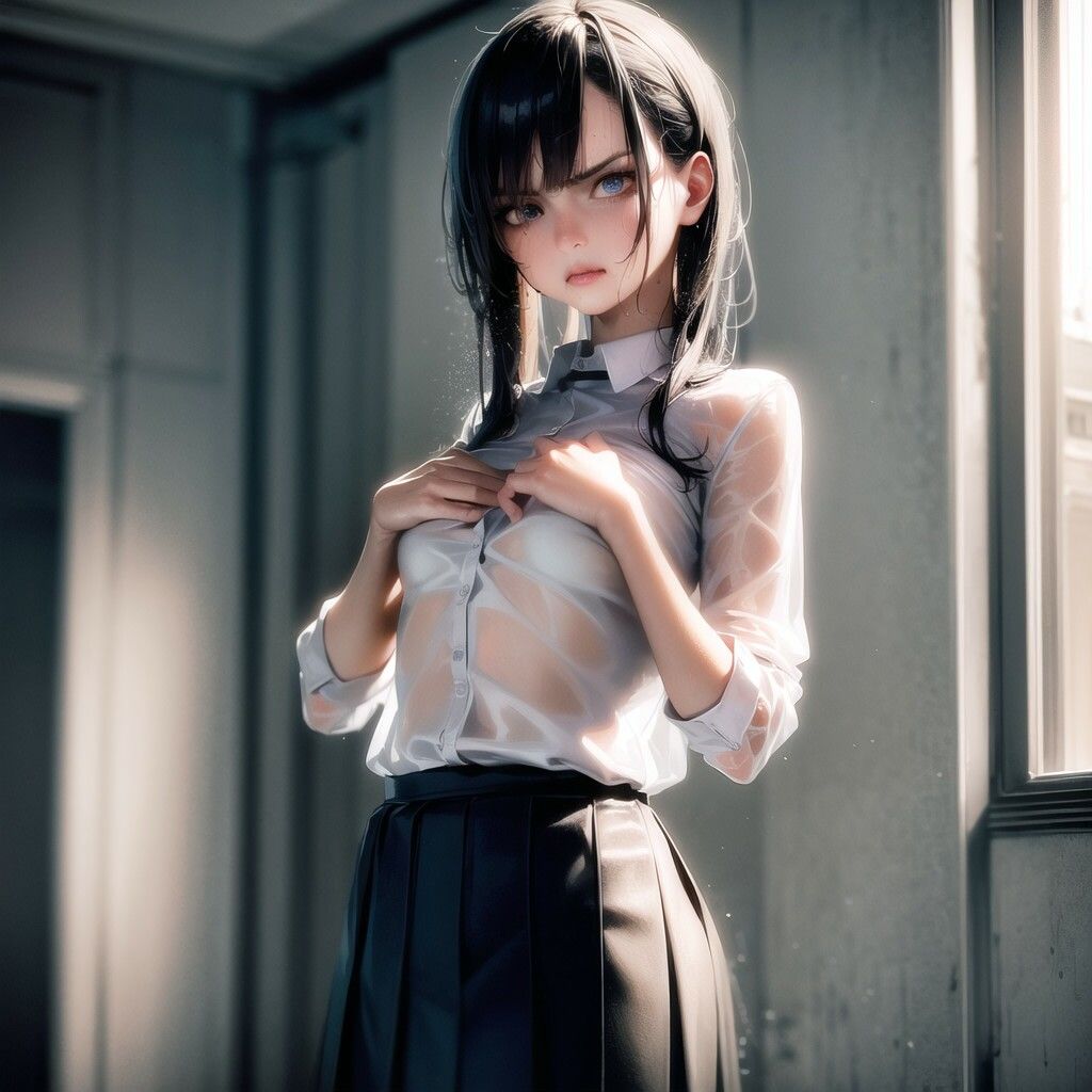 嫌悪少女 -びしょ濡れ着衣編- サンプル10ページ目