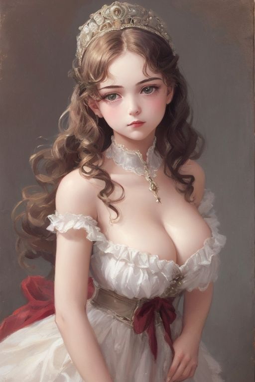 ビクトリアン美少女絵画 サンプル1ページ目