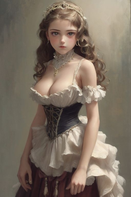 ビクトリアン美少女絵画 サンプル2ページ目