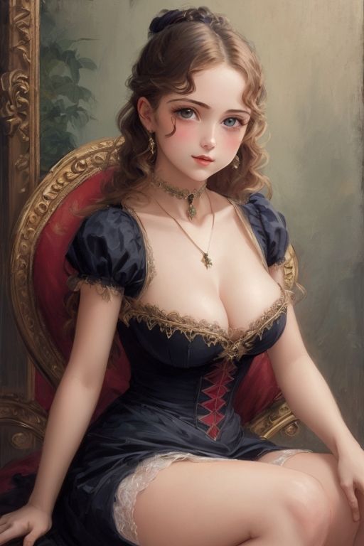 ビクトリアン美少女絵画 サンプル4ページ目