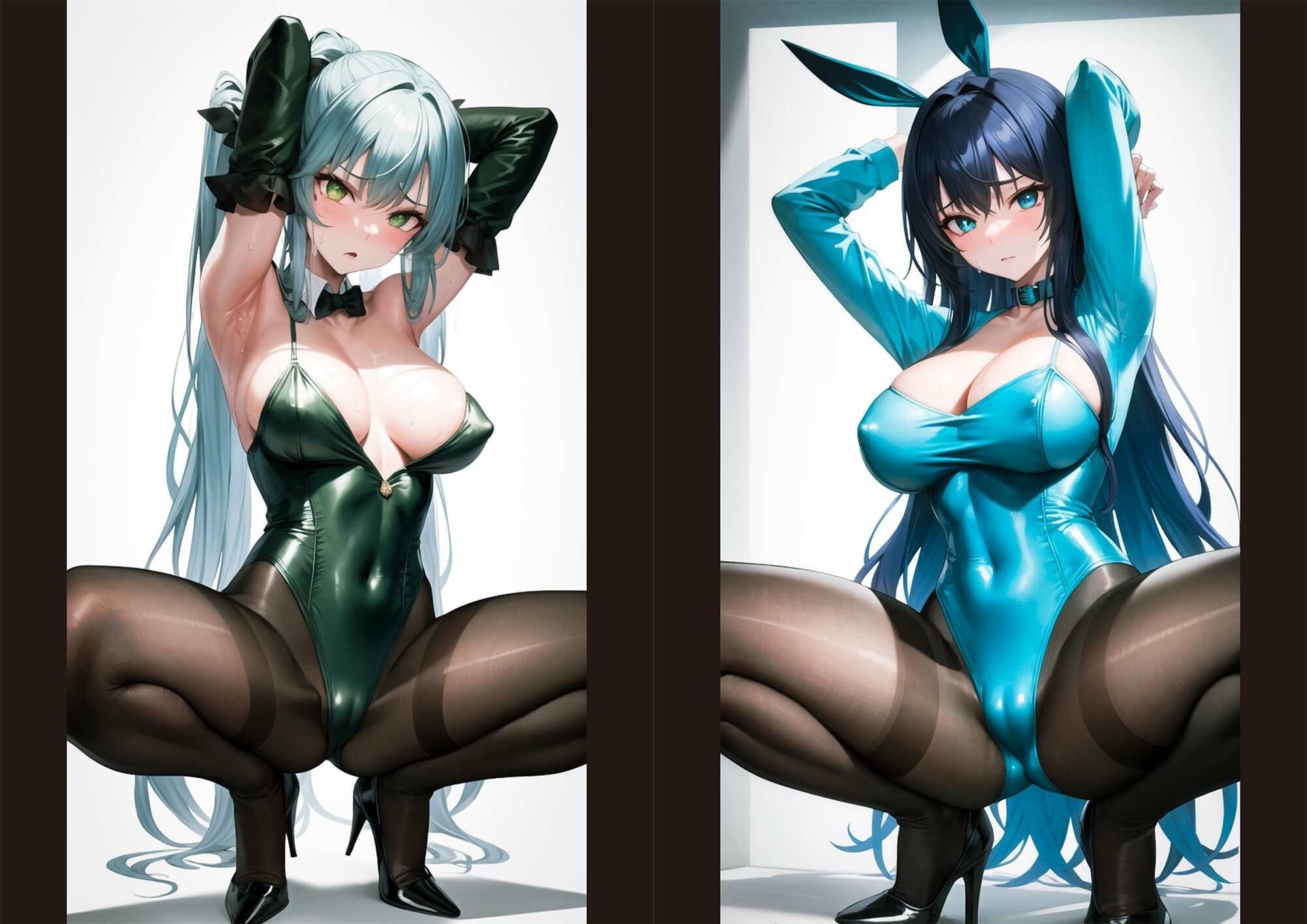 パンストスク水エロ蹲踞3 サンプル1ページ目