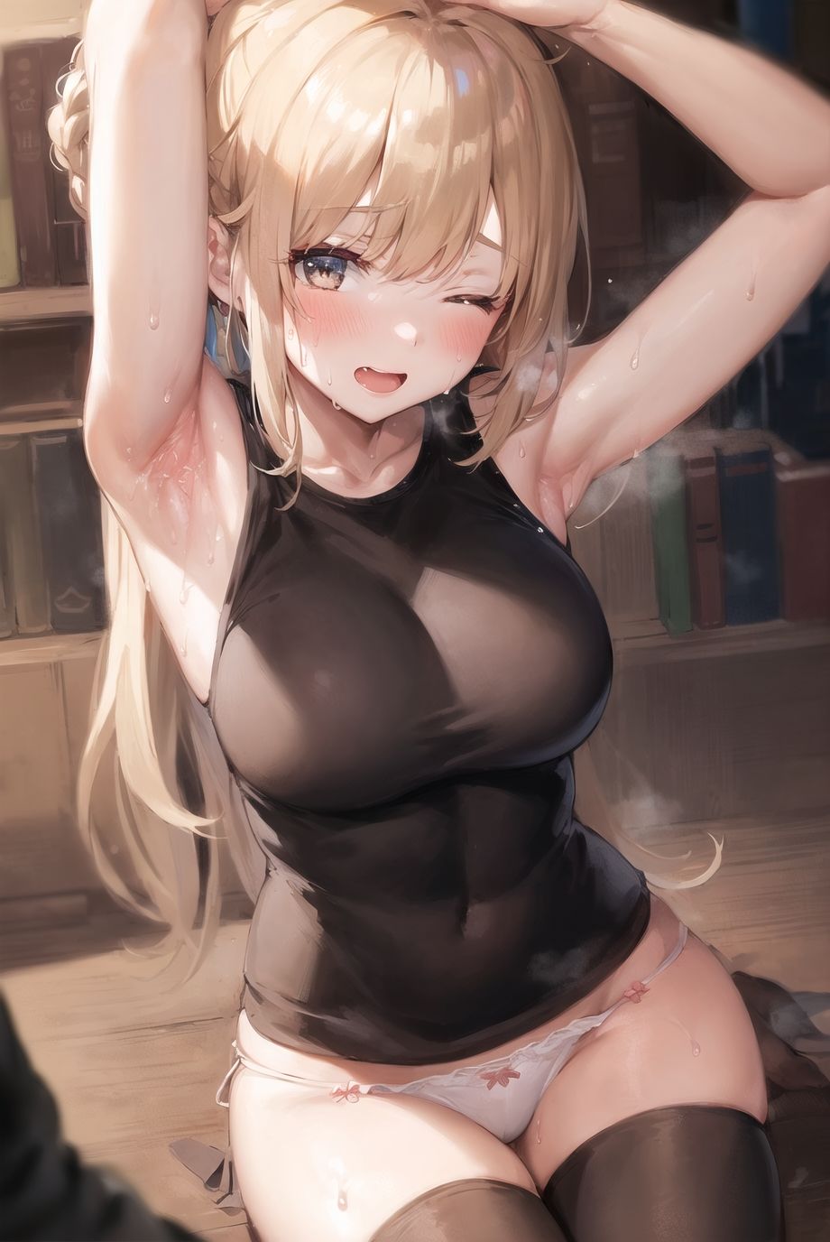 汗まみれでムレムレな腋をみせてもらってもよろしいでしょうか？ サンプル3ページ目