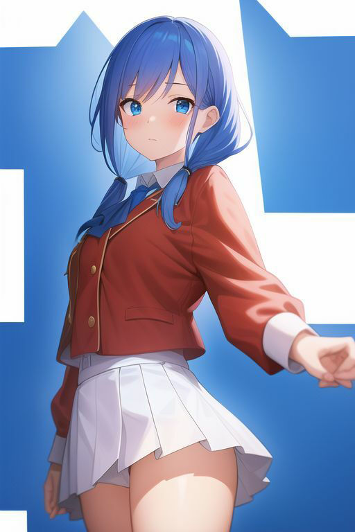 青髪制服乃女立絵集合〜之非淫〜 サンプル2ページ目