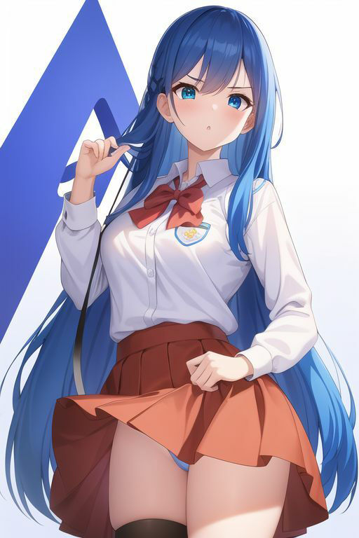 青髪制服乃女立絵集合〜之非淫〜 サンプル4ページ目