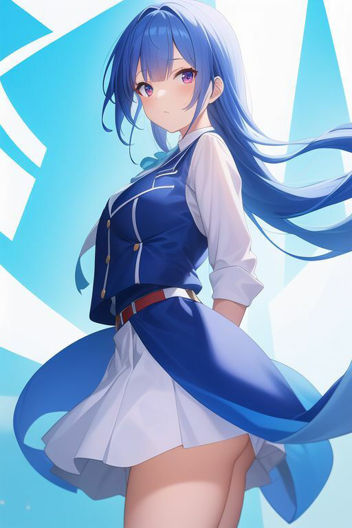 青髪制服乃女立絵集合〜之非淫〜 サンプル5ページ目
