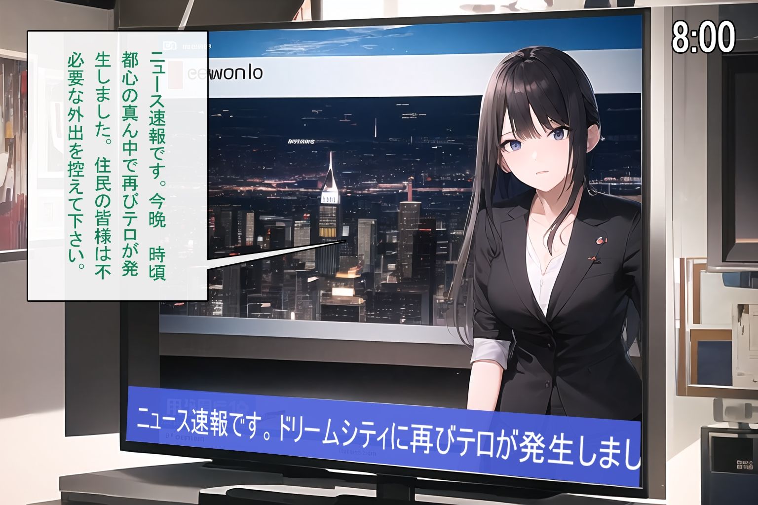 魔法少女ツインスター サンプル1ページ目