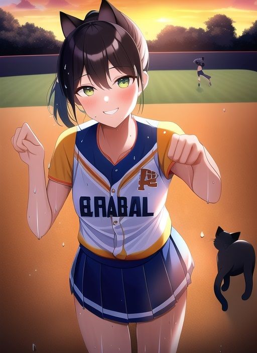 球団公式チアリーダー瀧野実夢の猫ダンス2 サンプル1ページ目
