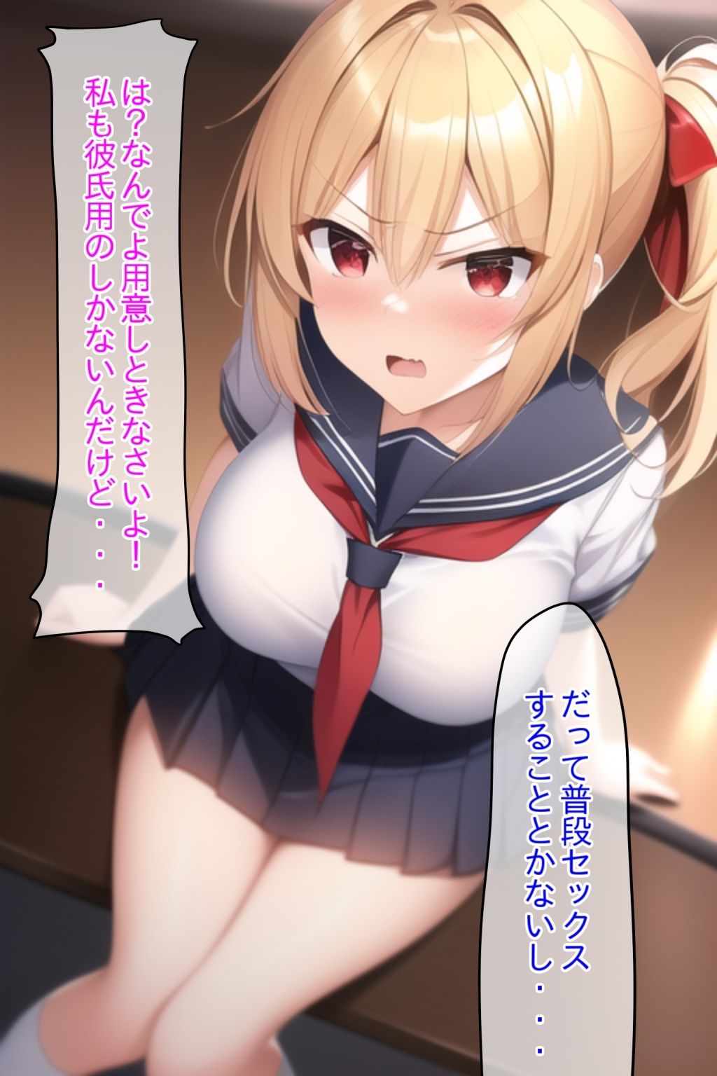 彼氏持ち陽キャ女子とSEX実習！危険日こっそり中出しNTR サンプル3ページ目