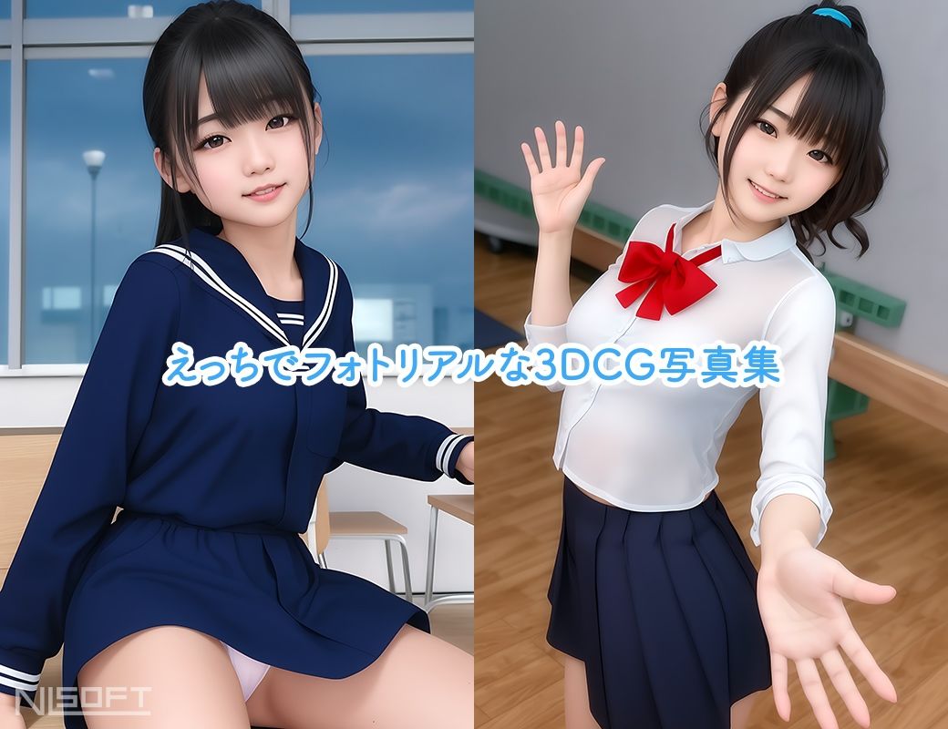 JKぽおとれいと 〜 フォトリアル 〜 サンプル1ページ目