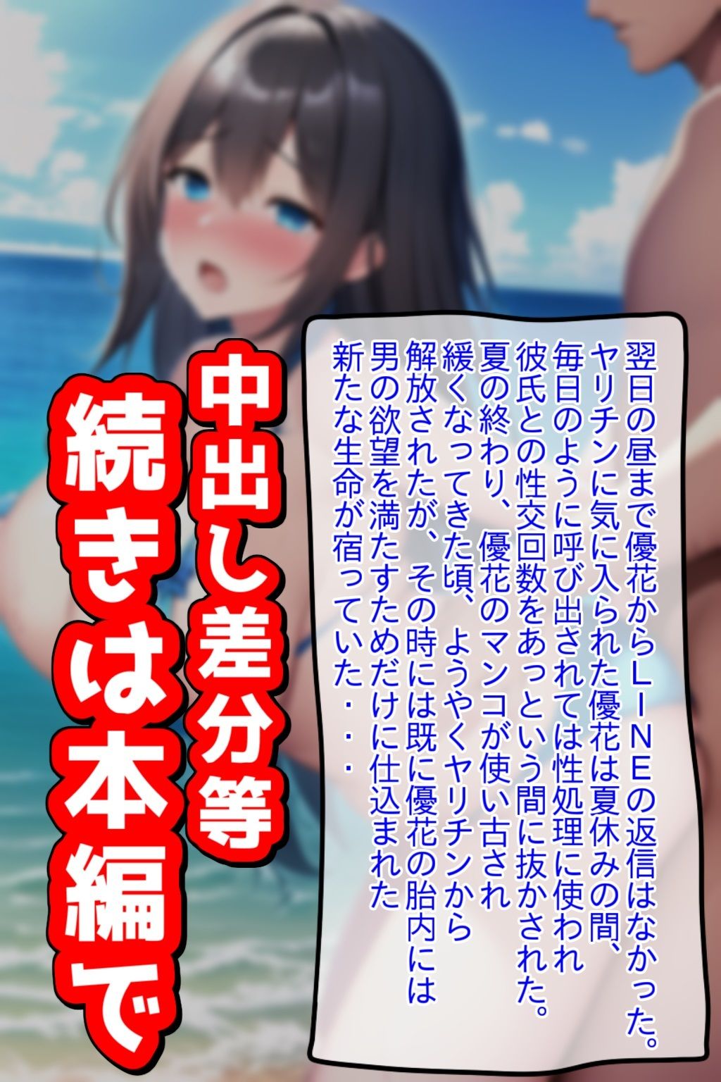 僕の彼女は海でナンパされている！【NTR】 サンプル4ページ目
