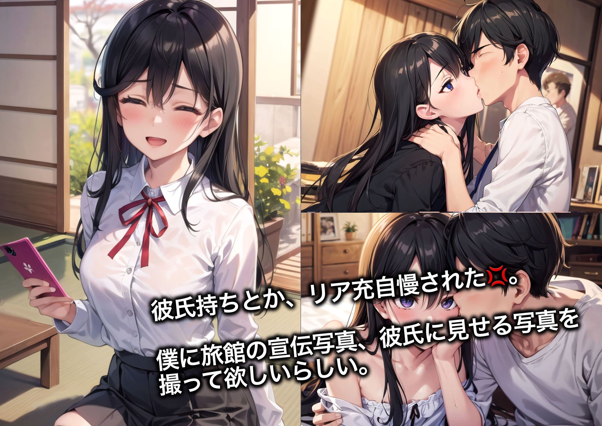 旅館跡取り娘 撮影会エロCG集【AI生成】 サンプル2ページ目